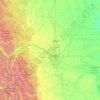 Census Division No. 6 topographic map, elevation, terrain