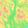 Femundsee topographic map, elevation, terrain