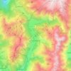 Lavaldens topographic map, elevation, terrain