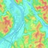 Poca topographic map, elevation, terrain