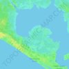 Panama City Beach topographic map, elevation, terrain
