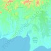 Kotawaringin Barat topographic map, elevation, terrain