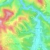 Soueix-Rogalle topographic map, elevation, terrain