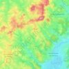 Uxeau topographic map, elevation, terrain