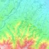 Albinea-Fola topographic map, elevation, terrain