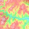 Charlemont topographic map, elevation, terrain