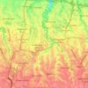Sawangan topographic map, elevation, terrain