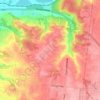 Dry Run topographic map, elevation, terrain