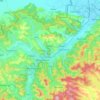 North Hungary topographic map, elevation, terrain