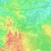 Evesham Township topographic map, elevation, terrain