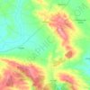 Gómara topographic map, elevation, terrain