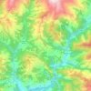 Baix Pallars topographic map, elevation, terrain
