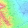 Karabakh topographic map, elevation, terrain