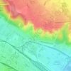 Pogórze topographic map, elevation, terrain