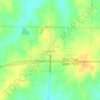 Leeton topographic map, elevation, terrain