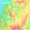 Dagua topographic map, elevation, terrain