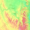 Palmeiras topographic map, elevation, terrain