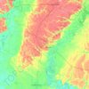 Хорольська міська громада topographic map, elevation, terrain