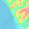 Morro Strand State Beach topographic map, elevation, terrain