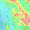 Bashkia Finiq topographic map, elevation, terrain