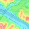 Belle Vernon topographic map, elevation, terrain
