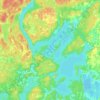 Woosey Lake topographic map, elevation, terrain