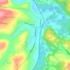 Patton topographic map, elevation, terrain