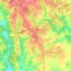 Monroe topographic map, elevation, terrain