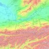 Provinz Sughd topographic map, elevation, terrain