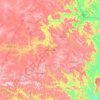 Encruzilhada topographic map, elevation, terrain