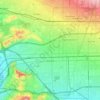 Pomona topographic map, elevation, terrain