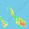 Sidney Island topographic map, elevation, terrain