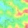 Universitário topographic map, elevation, terrain