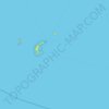 Pontine Islands topographic map, elevation, terrain