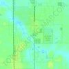 Ossian topographic map, elevation, terrain