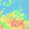 Mecklemburgo-Pomerania Occidental topographic map, elevation, terrain