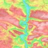 Profondeville topographic map, elevation, terrain