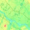 Clear Lake Township topographic map, elevation, terrain