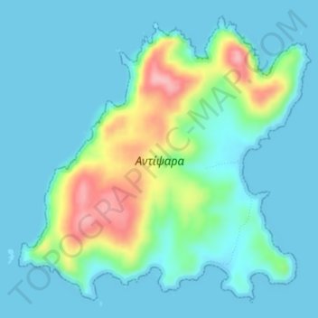 Andipsara topographic map, elevation, terrain