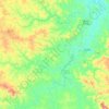 Caraíbas topographic map, elevation, terrain