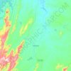 Iracema topographic map, elevation, terrain
