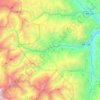 Yanama topographic map, elevation, terrain
