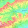 Broad Chalke topographic map, elevation, terrain
