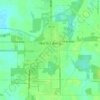 North Liberty topographic map, elevation, terrain