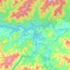 Fontana Lake topographic map, elevation, terrain