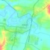 Warwick topographic map, elevation, terrain