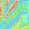 Boularderie Island topographic map, elevation, terrain