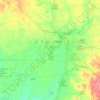 Dougherty County topographic map, elevation, terrain