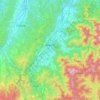 Minamiuonuma topographic map, elevation, terrain