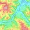 Signau topographic map, elevation, terrain